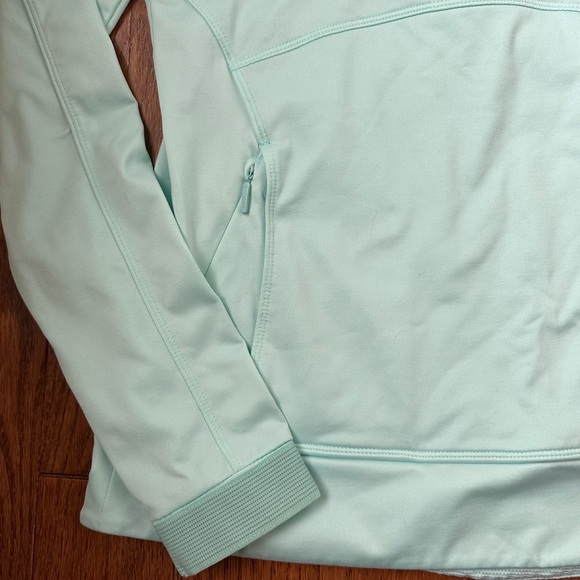 Beautiful Aqua Athleta Hooded Pull Over - Picture 3 of 11